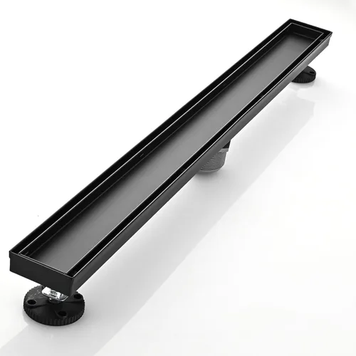 Vista 14 de AVSIILE Desagüe Lineal para Piso de Ducha, Oro Cepillado 12 Pulgadas Acero Inoxidable 304 Kit de Desagües de Baño, Desagüe de Zanja Rectangular