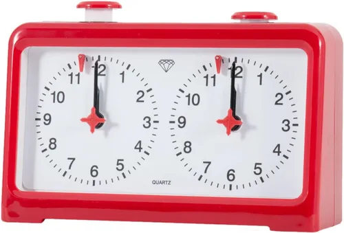 Vista 2 de The House of Staunton Reloj de ajedrez analógico de cuarzo diamante