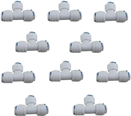 Vista 9 de Lemoy Rosca macho de 1/4 de pulgada a codo de tubo de 1/4 de pulgada de conexión rápida, filtro de agua de ósmosis inversa, codo macho, paquete de 5