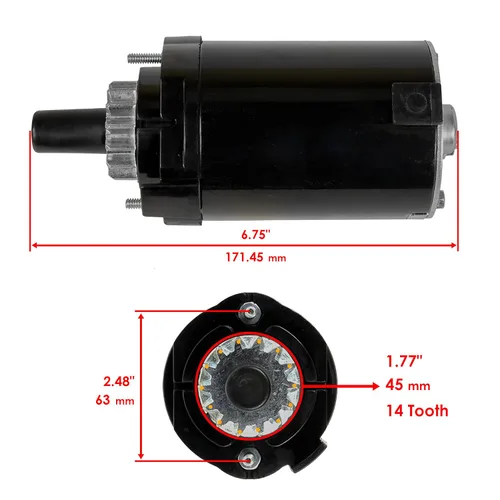 Vista 2 de Caltric Arrancador compatible con Kohler Serie 5400 KS530 KS540 KS590 KS595