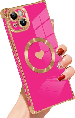 Vista 48 de SAKUULO - Funda magnética rectangular de lujo para iPhone 12 Pro Max, color negro