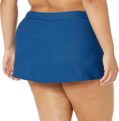Vista 2 de Catalina Traje de baño de bikini con falda estándar para mujer, Negro