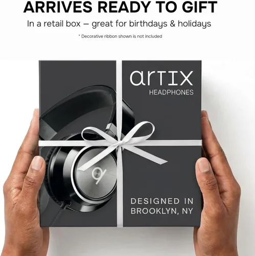 Vista 5 de ARTIX CL750 - Auriculares con cable con micrófono, auriculares con aislamiento de ruido para computadora y computadora portátil, auriculares