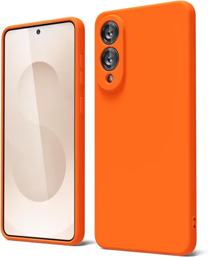 Vista 336 de oakxco Funda para teléfono Samsung Galaxy S8 de silicona líquida, delgada y fina de gel de goma suave TPU cubierta protectora simple llana