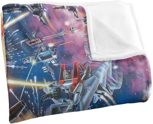 Vista 3 de Manta Transformers, 36 x 58 pulgadas, Autobot Box Art Silky Touch Super Soft