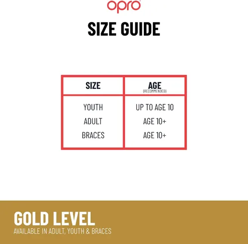 Vista 8 de OPRO Protector bucal Gold Level - Protector bucal moldeable con ajuste cómodo de primera calidad y protección multicapa para boxeo, artes marciales