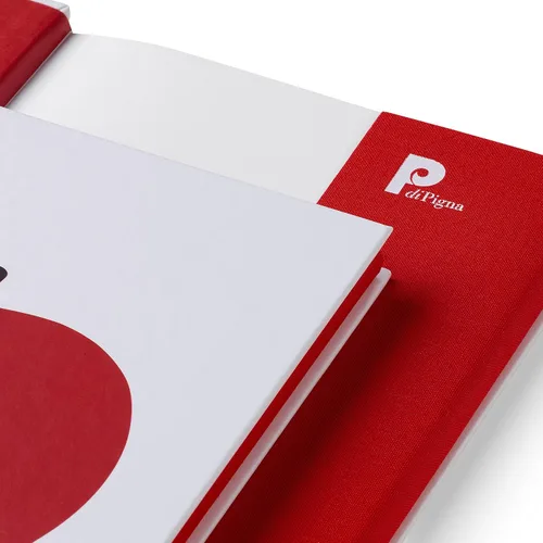 Vista 8 de PdiPigna - Cuaderno a rayas A5 tapa dura ENZO MARI DANESE One, La Manzana