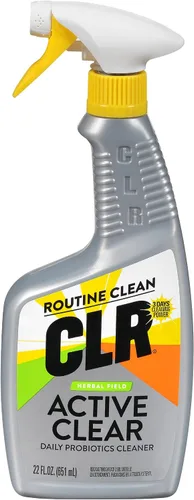 Vista 2 de CLR Active Clear - Limpiador diario de probióticos, Herbal Field, botella de 22 onzas (paquete de 6)