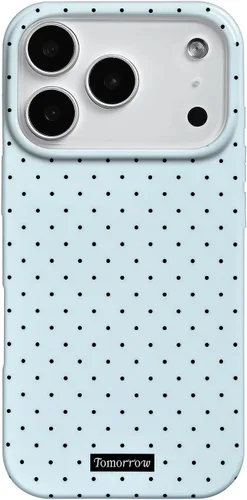Vista 64 de inewateri Funda compatible con iPhone 11 con bonito diseño estético de lunares a la moda, fundas simples para TPU suave, funda de protección Negro