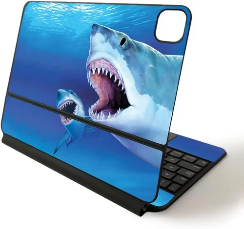 Vista 20 de MightySkins - Skin para Apple Magic Keyboard para iPad Pro de 11 pulgadas (2020) - Sushi Funda protectora de vinilo duradera, y única, aztec fox