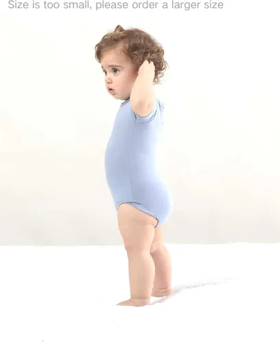 Vista 6 de Conjunto de body sólido de manga corta para bebé, rayón hecho de bambú, recién nacido, niño y niña, paquete de 5