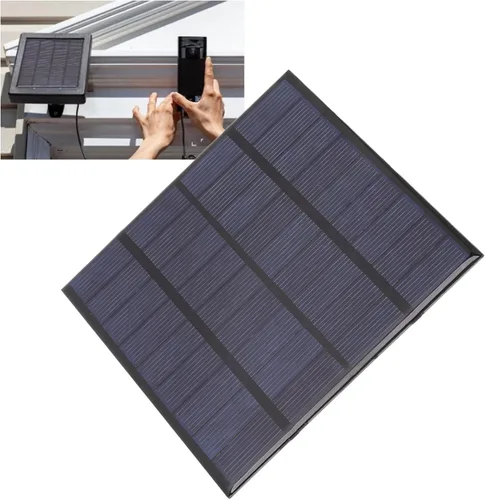 Vista 6 de Cargador de panel solar de polisilicio de 9V 2W (sin función de almacenamiento de energía) para lámpara solar de césped, lámpara de pared