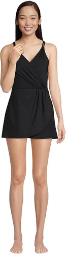 Vista 3 de Lands' End Vestido de natación de una pieza con cuello en V resistente al cloro para mujer