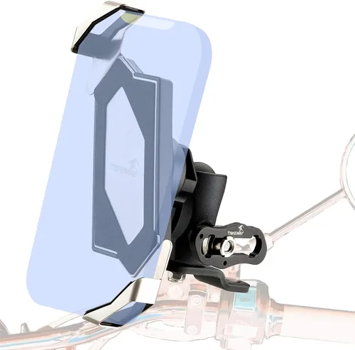 Vista 11 de Clampod HAWK1-PH05 - Soporte para teléfono, base de abrazadera para manillar de motocicleta y varios vehículos, ajustable, estable, brazo de doble
