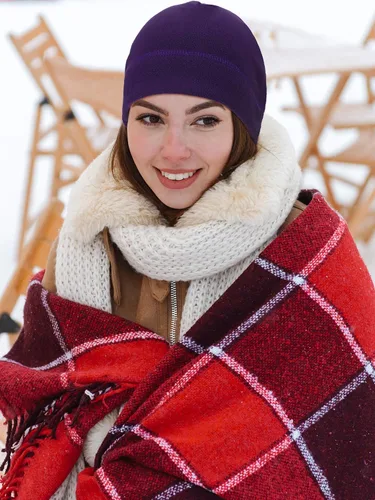Vista 4 de 6 piezas de invierno gorro de reloj de lana polar cálido cráneo gorro grueso a prueba de viento gorro unisex para ejercicio al aire libre