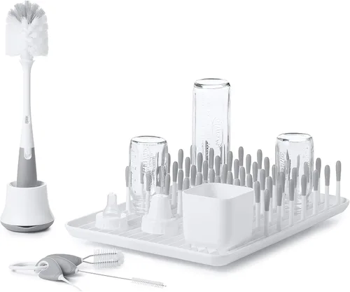 Vista 12 de OXO Tot - Juego de limpieza para botellas y tazas, color gris