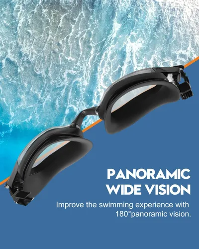 Vista 5 de Aegend Gafas de natación con tecnología antivaho mejorada, sin fugas, silicona suave para adultos, mujeres, hombres y jóvenes