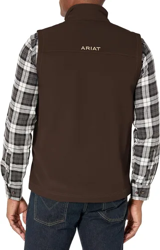 Vista 2 de ARIAT Chaleco Vernon 2.0 Softshell para hombre, Negro
