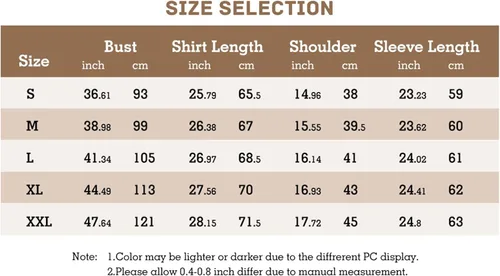 Vista 3 de Blusas casuales de manga larga para mujer, con cuello redondo, botones laterales, blusas.