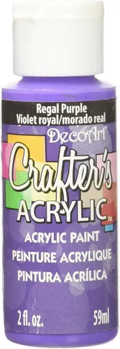 Vista 8 de DecoArt Crafter's Acrílico, de 2 onzas, color azul marino. Oro envejecido