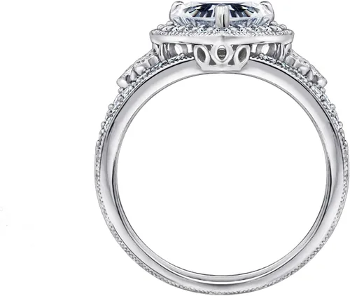 Vista 11 de Amazon Essentials Anillo antiguo de plata de ley chapada en platino con circonita cúbica Infinite Elements (anteriormente colección Amazon)