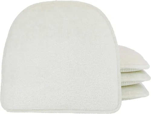 Vista 5 de Klear Vu Raindrop The Gripper - Cojines antideslizantes para silla, suaves y cómodos, almohadillas para asiento, almohadón para cocina, comedor u