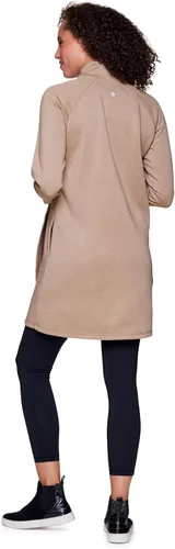 Vista 2 de RBX Active - Vestido tipo túnica de forro polar con cremallera de 14 para mujer, vestido tipo suéter con bolsillos