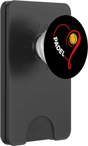 Vista 8 de Love Padel Player Raqueta Heart Padel Lovers PopSockets Adhesivo PopGrip