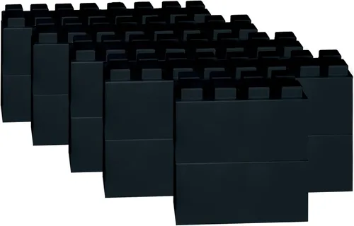 Vista 17 de EverBlock Paquete modular de plástico de tamaño natural de 3 x 3 pulgadas Bloques de construcción gigantes Fácil de conectar y reutilizar Uso