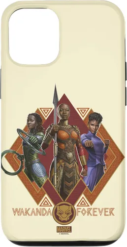 Vista 26 de iPhone 16 Marvel Black Panther: Wakanda Forever Hero Warrior Trio Case