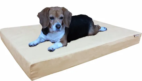 Vista 26 de Dogbed4less Cama de espuma de memoria para perros, ortopédica, con gel refrescante, forro impermeable con funda exterior duradera lavable