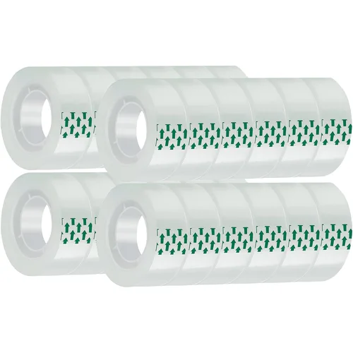 Vista 11 de 12 rollos de repuestos de cinta transparente cada Rol de 1 pulgada Corel 3/4 x 980 pulgadas, para escuela, oficina, hogar.