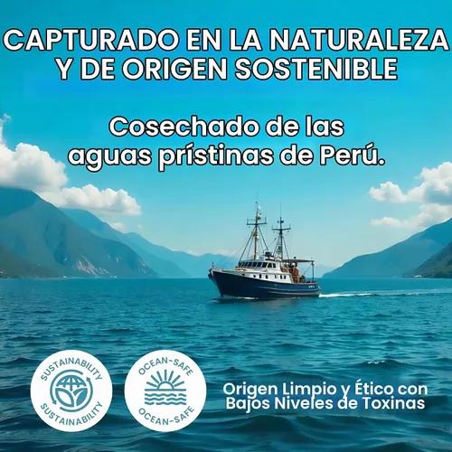 Vista 6 de Mini cápsulas blandas de aceite de pescado – Triple fuerza – Fórmula avanzada – 1500 mg Omega 3 con EPA y DHA – Más pequeño que una moneda de diez