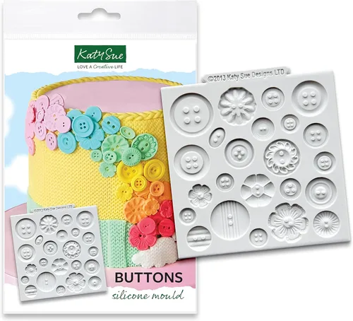 Vista 43 de Molde de silicona Katy Sue Small Bells para decoración de pastel de Navidad y manualidades - Hace 3 tamaños diferentes de racimo de campanas