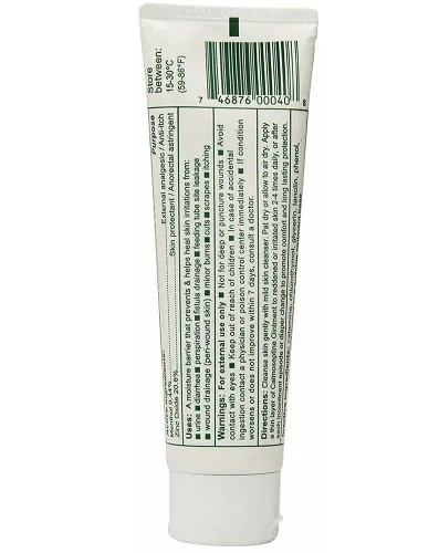 Vista 2 de Calmoseptine Ungüento para la piel con barrera de humedad, 4 onzas, paquete de 2