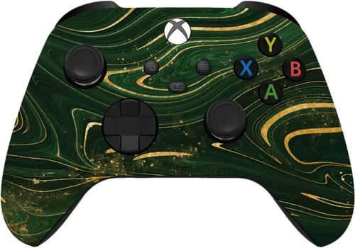 Vista 19 de Controlador inalámbrico personalizado compatible con PC, Windows 10+, Series X/S y One (Series X/S camuflaje verde)