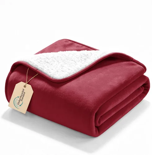 Vista 40 de gogobunny Manta de cama impermeable, manta reversible de forro polar Sherpa para perro, cachorro y gato, funda para muebles que protege la cama Beige