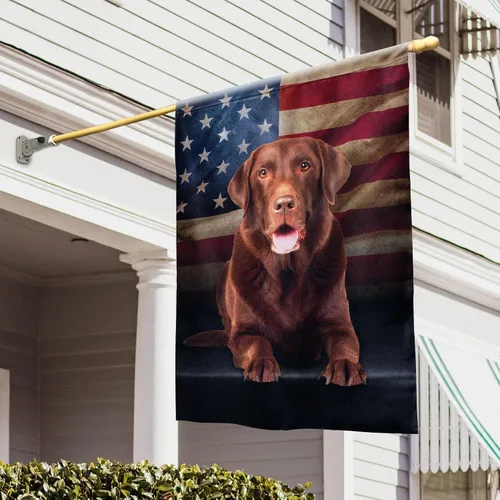 Vista 11 de Bandera Americana - Divertido Perro Pastor Alemán Bandera Americana TQN2748F, 3x5 pies. Bandera - Banderas de EE. UU. Poliéster Premium - Bandera