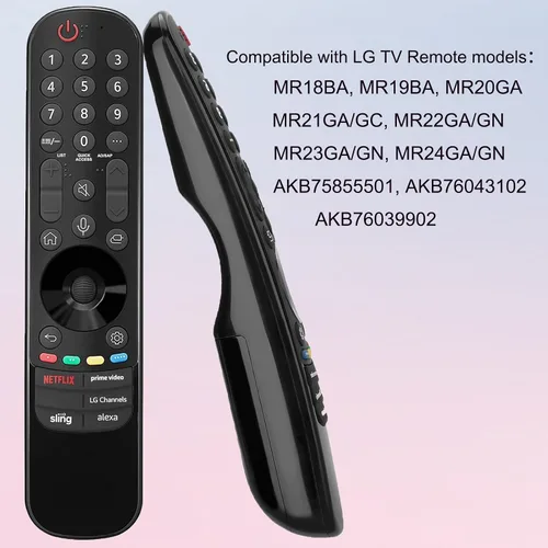 Vista 5 de Control remoto de voz para LG TV, con función de voz y puntero compatible con televisores inteligentes LG OLED QNED UHD NanoCell 4K 8K 2019-2024