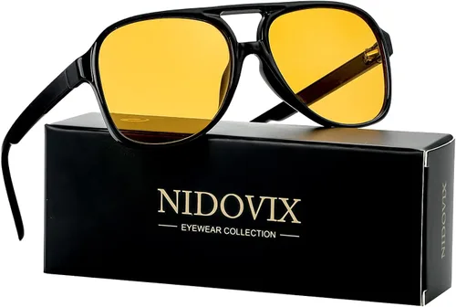 Vista 2 de Gafas de sol polarizadas clásicas vintage estilo aviador para hombres y mujeres montura grande gafas de sol retro de los años 70