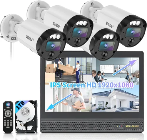 Vista 11 de Sistema de cámara de seguridad PIR POE (5 MP - Cámaras 1 TB 1)