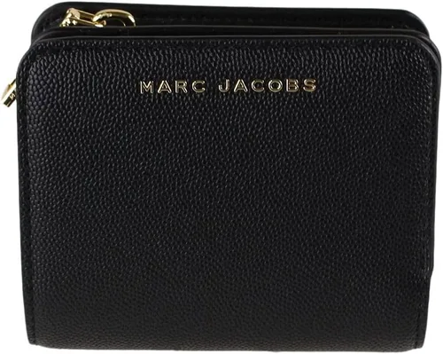 Vista 2 de Marc Jacobs M0016993 Cartera pequeña plegable negra para mujer