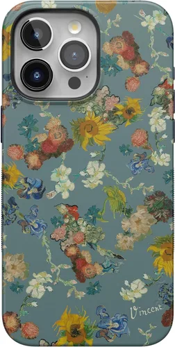 Vista 95 de Funda Casely para iPhone 15 Pro Max Todas las sonrisas Adhesivo de cara sonriente Compatible con MagSafe Diseño protector audaz