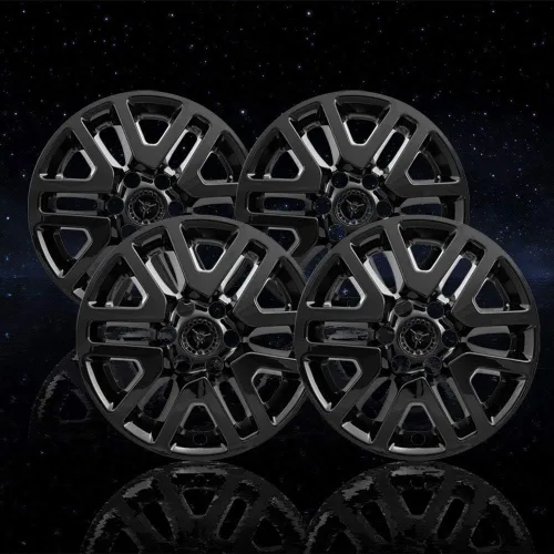 Vista 5 de Pieles de rueda cromadas de 16 pulgadas con radios en V para Nissan Frontier SV 2014-2021