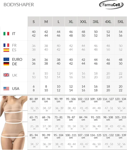 Vista 2 de Farmacell Shape 605 - Cinturón de control de vientre que moldea la cintura 100 fabricado en Italia