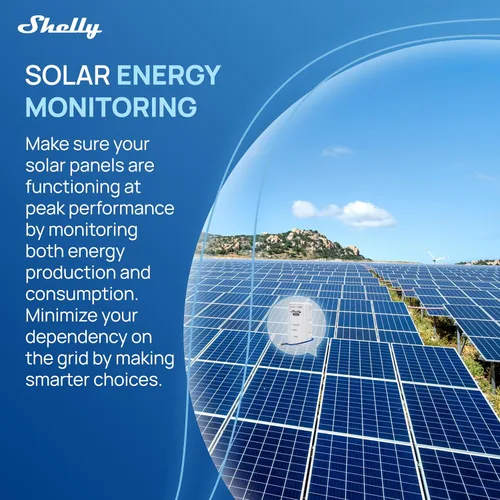 Vista 5 de Shelly 3EM-63T Gen3 Medidor de energía trifásico inteligente operado por Wi-Fi Automatización del hogar Compatible con Alexa y Google Home