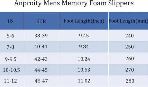 Vista 7 de Anproity Pantuflas de espuma viscoelástica para interiores para hombre, con forro polar, cómodas y con puntera cerrada, impermeables