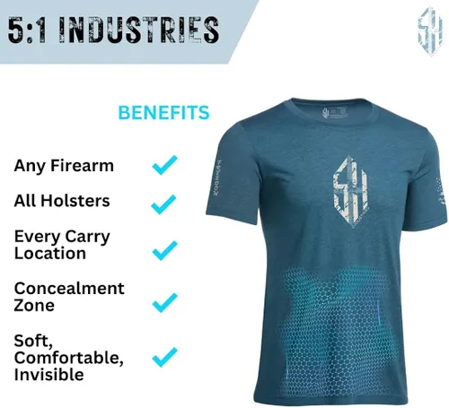 Vista 8 de 51 Industries Firearm Concealment Shirt