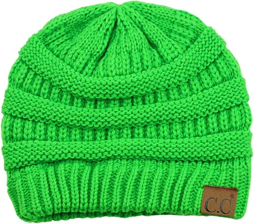 Vista 179 de C.C Trendy Warm Chunky Soft Stretch Cable Knit Beanie