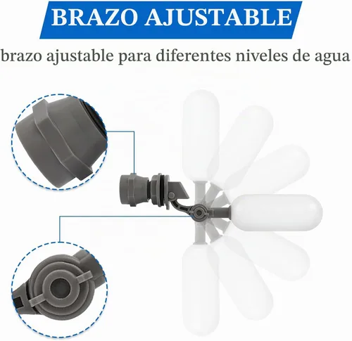 Vista 3 de MMonDod Paquete de 2 mini válvulas de bola flotante NPT de 1/2 pulgada